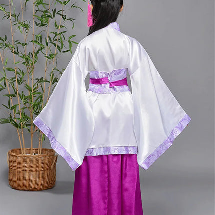 Autumn Two-piece Set Kids Hanfu Cosplay Tang Girl Suit Dance Costume Baby Outfits Ancient Girls Clothing Hanfu Children Suits