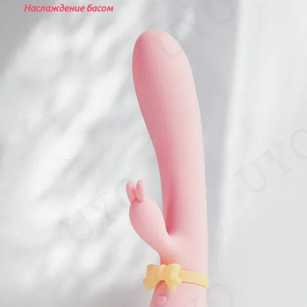vibrator for woman sex toy Silicone Rabbit Vibrator USB Rechargeable Waterproof G-Spot Stimulating Clitoral Stimulator UYO