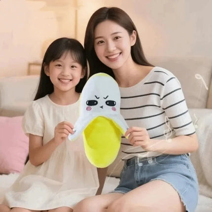 Creative Fruit Induction Metronome Cute Soft Banana Plush Toy Birthday Gifts Sensory Banana Educational Toy Early Learning