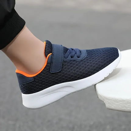 New style children's shoes for boys and girls, ultra-lightweight and breathable mesh running shoes