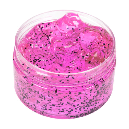 120ml DIY Scented Clear Glitter Slime Kit, Stretchy & Non-Sticky Crystal Slime Pack for Kids Teens, Ideal Anti Stress Toys