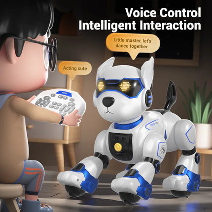 RC Robot Dog Stunt Programmable Voice Touch / Chien Robot RC Cascades Programmable Vocal Tactile