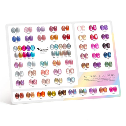 10ml*1pc Venalisa Nail Gel Polish Hema Free TPO Free Color Diamond Sparkle Magnet 10DCat Eye Gel Soak Off UV LED Varnish Gel Kit