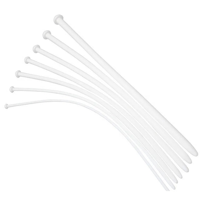 White Silicone Urethral Plug Catheter Sounds Penis Plug Chastity Device Urethral Dilators Stretching BDSM Sex Toys for Men