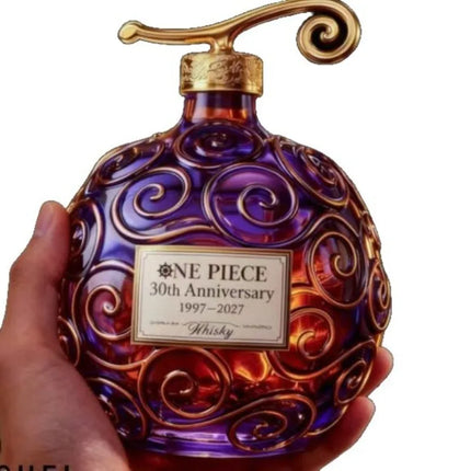 New One Piece 30th Anniversary High Borosilicate Glass Whiskey Decanter Collectible Grade Decorative Wine Carafe