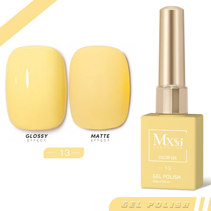 Mxsi Nails Polish 60 Colors Semi Permanent Nail Polish 15ml UV Lamp Nail Polish Hybrid Nail Art Salon Varnish Not Set