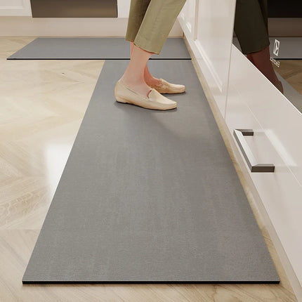 VIKAMA Diatomite Clay Kitchen Mat Anti-slip Oil-proof Water-absorbent Floor Door Stain-resistant Wash-free Mat Home Decoration