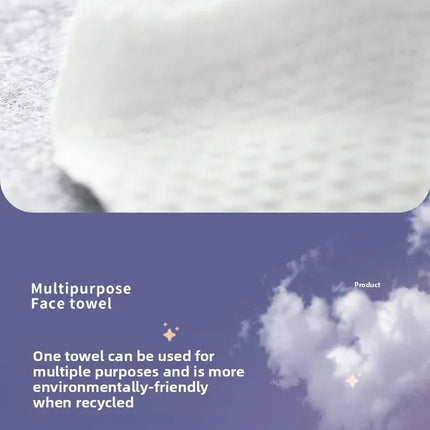 Face Towel Disposable Pure Cotton Thick Facial Towels Disposable Compressed Wipes Soft Cleansing Wipes Travel Makeup Paper Home