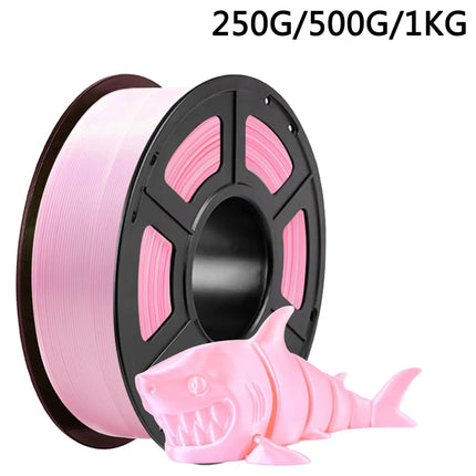 250g 500g 1Kg PLA 3D Printer Filament silk Pink to white gradient 1.75mm Printing Filament Pink white change pla vacuum packagin
