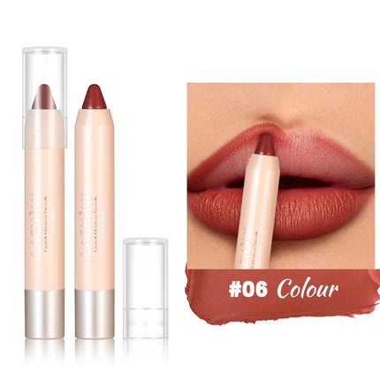 Matte Finish Waterproof Lip Liner 8 Colors Long Lasting Lip Pencil Contour Pen Sexy Red Tint For Perfect Lip Makeup