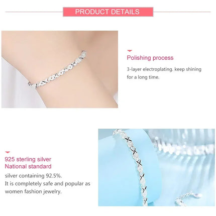 925 Sterling Silver Bracelet Fashion Multiple Styles Bracelet Chain For Women Fashion Luxury Charm Bracelet Wedding Jewelry Gift