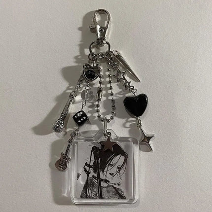 nana keychains beaded phone charm y2k