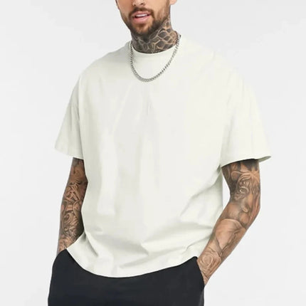 Customized Printed Leisure T-Shirt Tee DIY Your Own Design Like Photo Or Logo White T-shirt Fashion Custom Men's Tops T-shirt