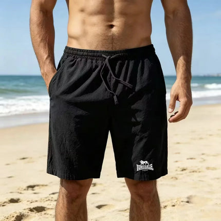 LONSDALE printed men's sports shorts, the best-selling model of 2026, summer daily training and boxing shorts, gym and outdoor s