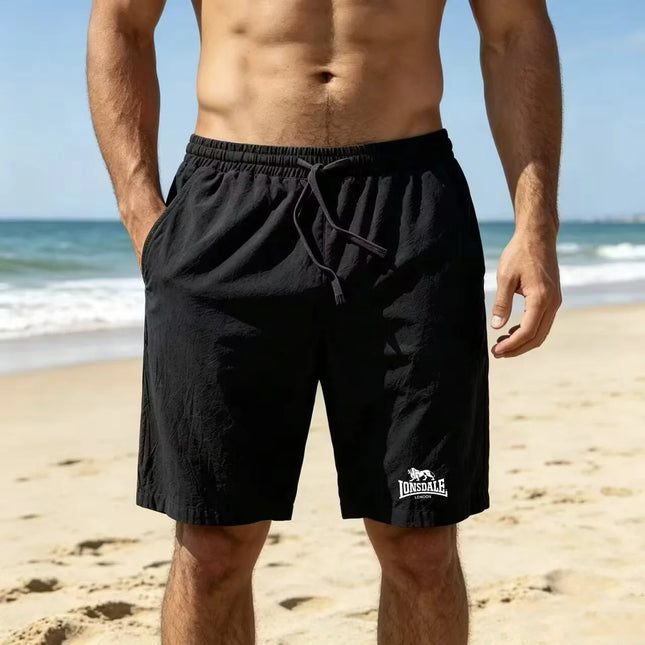LONSDALE printed men's sports shorts, the best-selling model of 2026, summer daily training and boxing shorts, gym and outdoor s