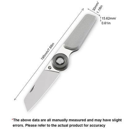 YingQu DP56 Folding Knife 5CR15MOV Stainless Steel Food Grade ABS Handle Outdoor Camping Pocketknives Fruit Cutting Hand Tools