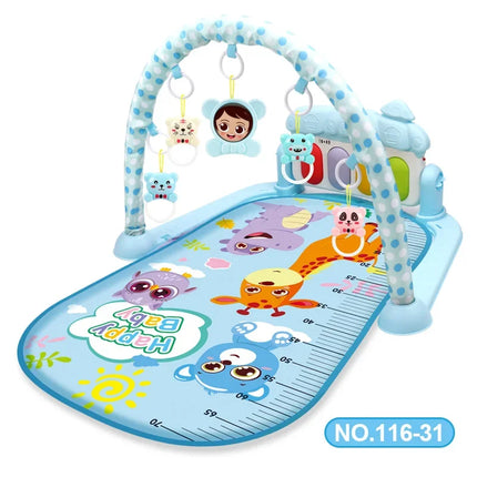 Multifunctional Baby Activity Gym Play Mat Musical Rack Kid Infant Fitness Frame Educational Crawling Carpet Toy Children Gift