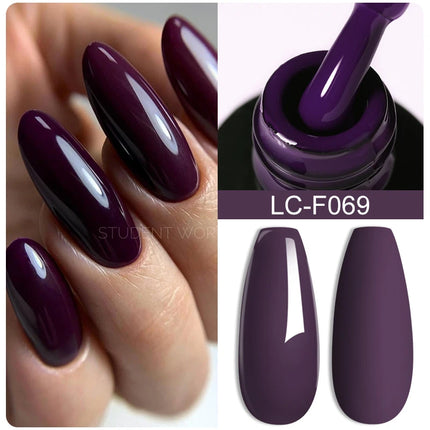 LILYCUTE 7ML Glitter Gel Nail Polish Sparkling Semi Permanent UV Gel Colorful Shinning Gel Varnish Nail Art Soak Off UV LED Gel