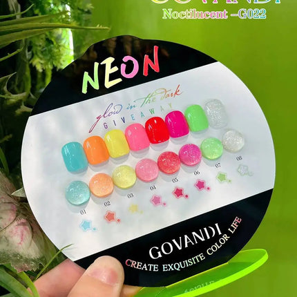 High-end Cream Milk 6pcs Gel Nail Polish Set 15ml Soak Off UV LED Gel Varnishes With Free Color Card For Nail Salon Lacquer 15ml