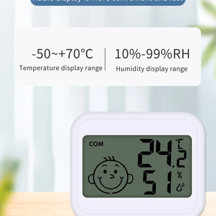 LED Thermometer Thermo-Hygrometer Multifunction Electronic Clock Temperature Humidity Meter Weather Station for Home With Alarm