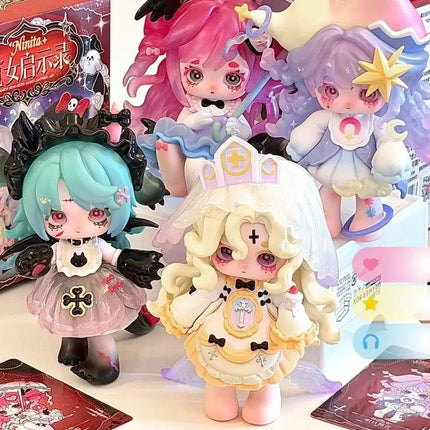 Genuine Ninita·Revelation Of The Witch Series Pvc Blind Box Cute Anime Figures Collectible Desktop Ornaments Toy Girls Gift