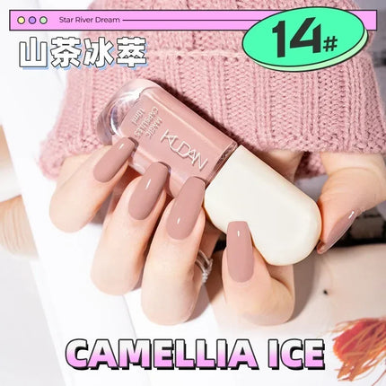 Water-based Nail Polish Tearable Baking Free Solid Color Nail Polish Gel Professional Semi-Permanent Varnish Nail Salon Polish