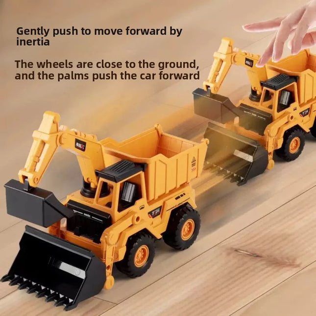 1pcs Excavator Truck Model Toy Engineering Vehicle Toddler Early Education Construction Vehicles Truck Boys Gifts
