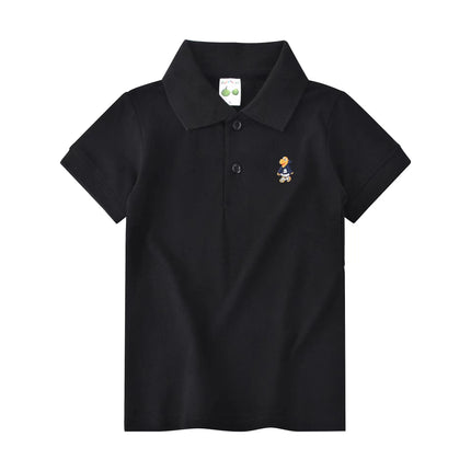 New Children Polo Shirt Solid Kids Boys Polo Shirts Korea Fashion Boys Designer Clothes School Uniform 2-14 Years