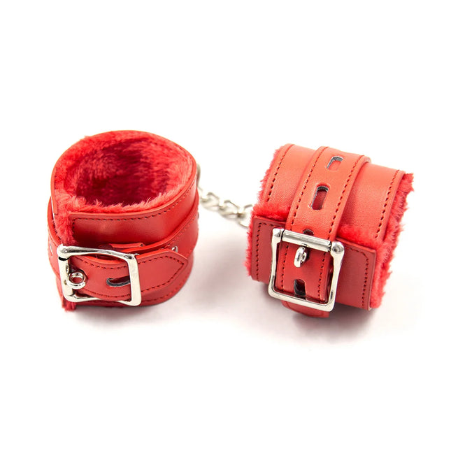 BLACKWOLF Premium Bondage Set Plush Restraint Kits Luxury Collar Anklecuff and Handcuffs Submissive Sex Toy for Fetish Play Fun