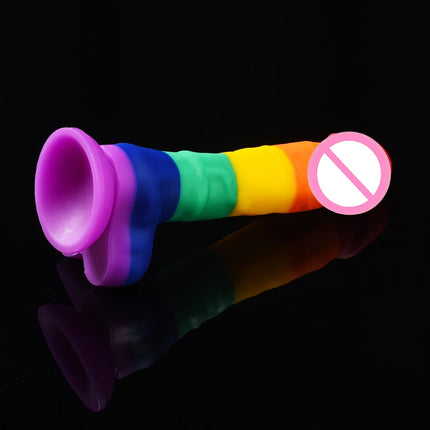 Sex Toys for Women Colorful Realistic Dildo With Suction Cup Liquid silicone Dildos Big Penis Anal Butt Plug Adult Supplies