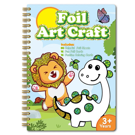 DIY Cartoon Magical Transfer Painting Crafts for Kids Arts and Crafts Toys Children Creative Educational Learning Drawing Toys