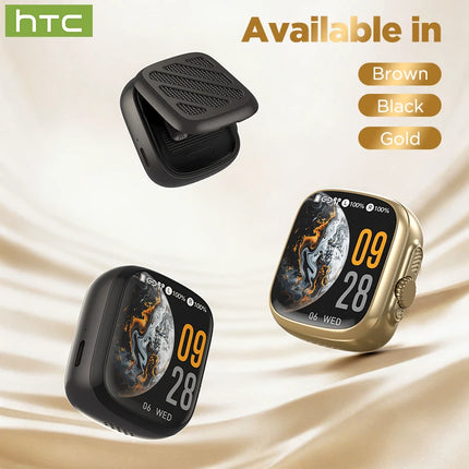HTC NE72 Wireless Bluetooth Earphones Ai Translator Headphones 50Hrs Playback Full HD LCD Display Noise Reduction ComfortableUse