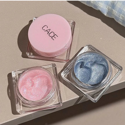 Diamond Sparkle Highlighter Cream Monochrome Shimmering Pearl Silver Face Contour Brighten Makeup Clear Glitter Flash Highlight
