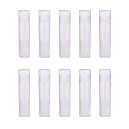 100/200pcs 5g Lipstick Tube Lip Balm Containers Empty Cosmetic Containers Lip Gloss Tubes With Caps Container for Travel Makeup