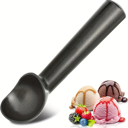7 Inch Non-stick Lightweight Ice Cream Scoop Professional Black Silver Dishwasher Safe Cookie Scooper Ice-cream Spade