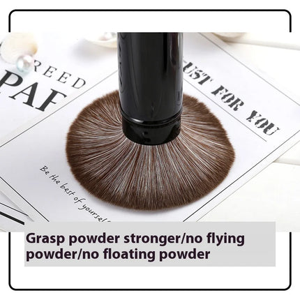 1pcs makeup tools  Powder/Blush Brushes Retractable Single Soft Loose Powder Blush Brush Portable Beauty Cosmetic Tool
