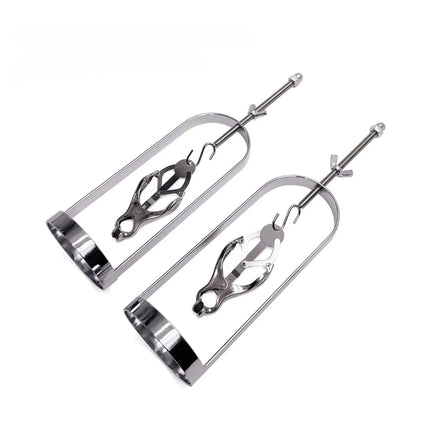 A Pair of Nipple Clamps Women Breast Clips Sex Tools for Couples Erotic Toys Adult Female Harness Chastity Cage Bondage Sex Shop