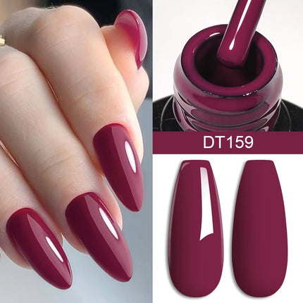 7ml Thermal Gel Nail Polish 3 Layers Temperature Color Changing Gel Winter Grey Semi Permanent Soak Off Nails Art UV Gel Varnish