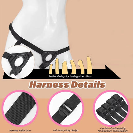 Wearable Strapon Harness Penis for Lesbian G Spot Stimulator Adult Adjustable Panties Strap on Dildos Pants Sex Toys for Women
