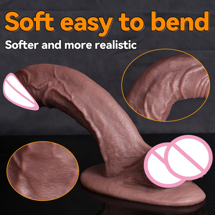 XXL Soft Skin Feel Realistic Dildo Adult Sex Toys for Women Men Big Suction Cup Soft Double Silicone Masturbators Dildos Penis