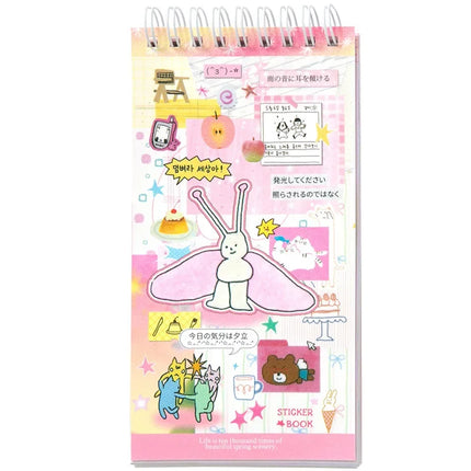 Ins Hand Account Scrapbook Stickers Cartoon PET Sticker Book Diy Diary Decoration School Supply Creative Stationery Stickers