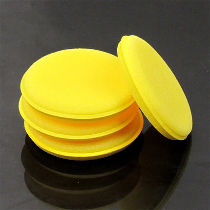 1/12/24pcs Car Waxing Polish Wax Foam Sponges 10cm High Density Applicator Pads Soft Sponge Detail Washing Car Cleaning Tool