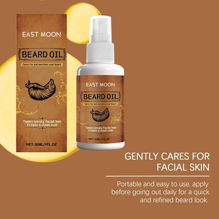 Beard Oil Spray For Men Conditioning Beard Care Moisturizing Oil Extract Leave In Conditioner Beard Softener Cologne Scent Groom