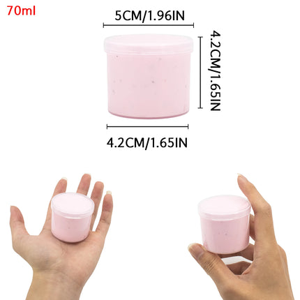 70ml Scented Cookies Butter Slime Kit - Blue Pink Charms Slime Soft Fluffy Putty DIY Sludge Christmas Birthday Gift Toys