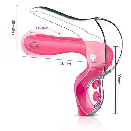 Pussy Spreader 2 in 1 Vibrators Women Masturbator Clitoris Stimulation BDSM Bondage Sex Flirt Vagina Speculum Vaginal Spreads