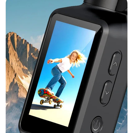 HD 4K Action Camera 180 Degree Rotatable For Vlog YouTube Tiktok Girls Record Life Video Recording Entry Portable Action Camera