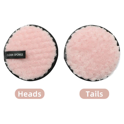 OGEYERO Reusable Makeup Remover Pads Cotton Wipes Microfiber Make Up Removal Sponge Cotton Cleaning Pads Tool