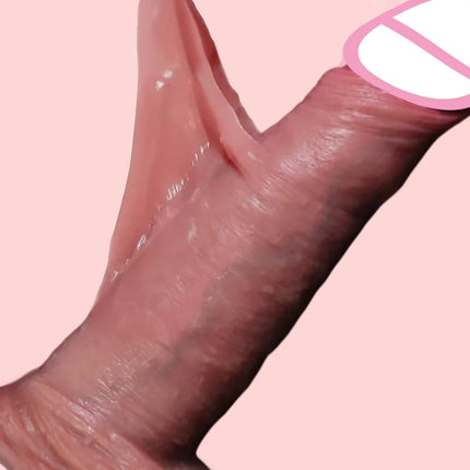 Male cock sleeve Reusable Realistic Penis Sleeve Penis Enlargement/Extender Silicone hollow dildo Sex toys for men Condom Couple