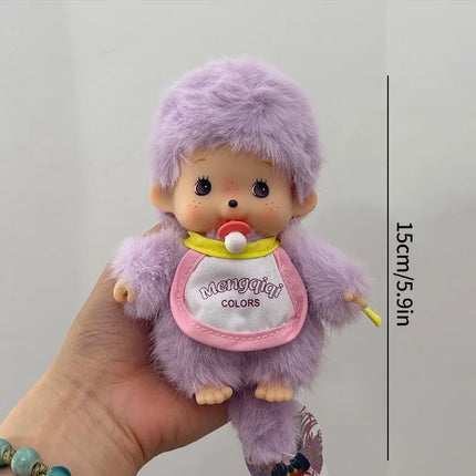 Monchhichi Plush Keychain Bag Hanging Accessories Kawaii Keychains Monkiki Doll Hanging Pendants Collection Birthday Gift モンチッチ