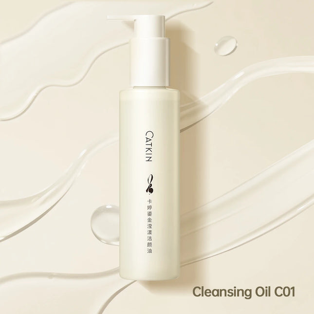 CATKIN Summer Palace Luxury Deep Facial Cleansing Oil, Makeup Remover Residue-Free, Fragrance and Colorant All Skin Types 150ml